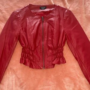 Bebe leather jacket